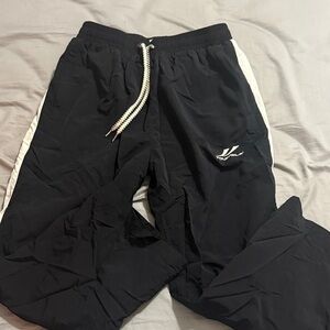 YOUNGLA black track pants